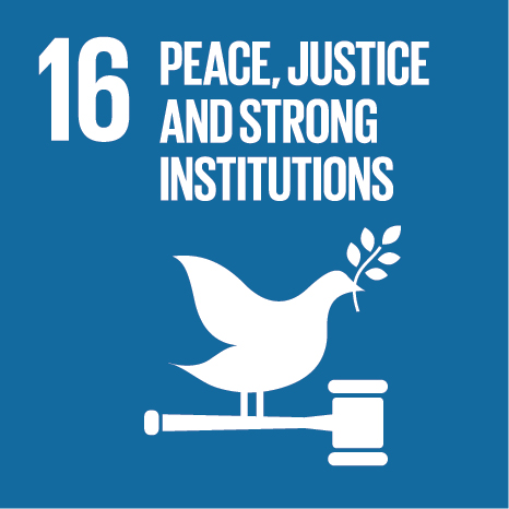 SDG 16 Pace, giustizia e istituzioni solide